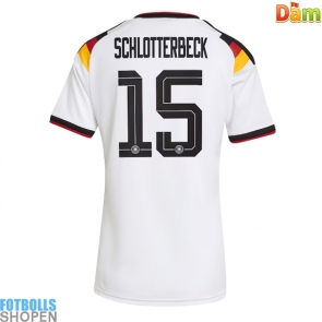 Billiga Tyskland Nico Schlotterbeck #15 Hemmatröja Dam VM 2026 Kortärmad